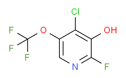 4-Chloro-2-fluoro-3-hydroxy-5-(trifluoromethoxy)pyridine