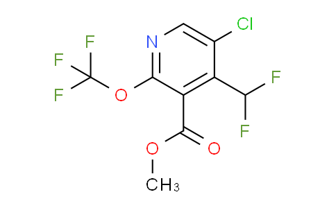 Methyl 5-chloro-4-(difluoromethyl)-2-(trifluoromethoxy)pyridine-3-carboxylate