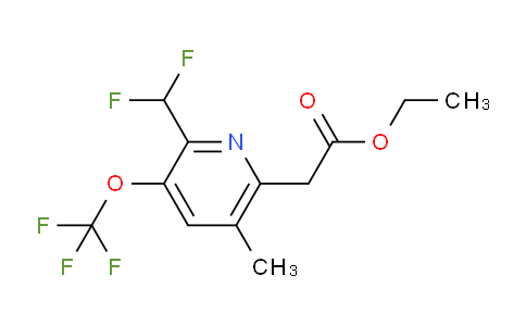 AM17971 | 1361737-49-6 | Ethyl 2-(difluoromethyl)-5-methyl-3-(trifluoromethoxy)pyridine-6-acetate