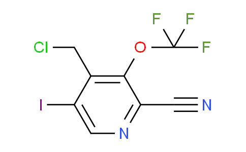 4-(Chloromethyl)-2-cyano-5-iodo-3-(trifluoromethoxy)pyridine