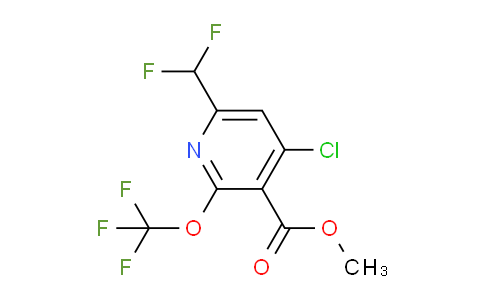 AM179717 | 1806159-12-5 | Methyl 4-chloro-6-(difluoromethyl)-2-(trifluoromethoxy)pyridine-3-carboxylate