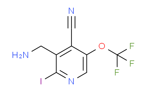 3-(Aminomethyl)-4-cyano-2-iodo-5-(trifluoromethoxy)pyridine