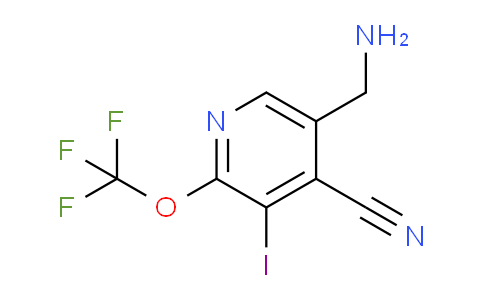 5-(Aminomethyl)-4-cyano-3-iodo-2-(trifluoromethoxy)pyridine