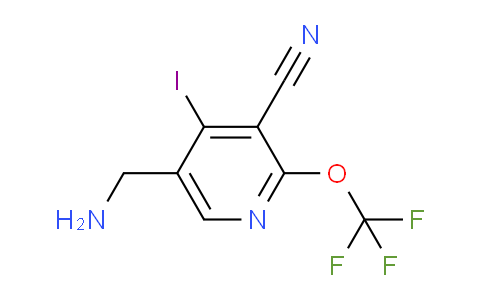5-(Aminomethyl)-3-cyano-4-iodo-2-(trifluoromethoxy)pyridine