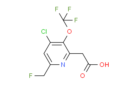 AM179749 | 1806201-86-4 | 4-Chloro-6-(fluoromethyl)-3-(trifluoromethoxy)pyridine-2-acetic acid