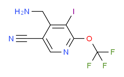 4-(Aminomethyl)-5-cyano-3-iodo-2-(trifluoromethoxy)pyridine