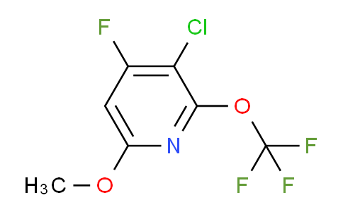 3-Chloro-4-fluoro-6-methoxy-2-(trifluoromethoxy)pyridine