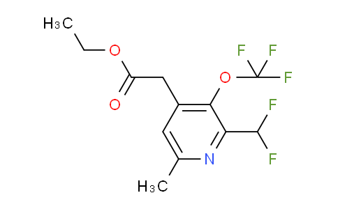 AM17976 | 1361737-57-6 | Ethyl 2-(difluoromethyl)-6-methyl-3-(trifluoromethoxy)pyridine-4-acetate