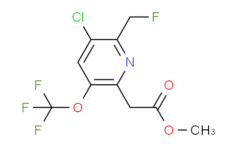AM179765 | 1804007-29-1 | Methyl 3-chloro-2-(fluoromethyl)-5-(trifluoromethoxy)pyridine-6-acetate