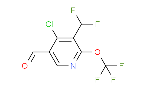 AM179773 | 1803699-98-0 | 4-Chloro-3-(difluoromethyl)-2-(trifluoromethoxy)pyridine-5-carboxaldehyde