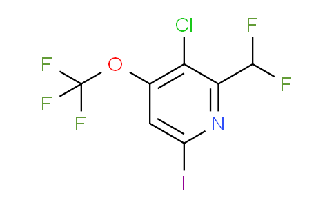 AM179777 | 1804731-87-0 | 3-Chloro-2-(difluoromethyl)-6-iodo-4-(trifluoromethoxy)pyridine