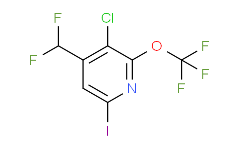 AM179780 | 1806224-93-0 | 3-Chloro-4-(difluoromethyl)-6-iodo-2-(trifluoromethoxy)pyridine