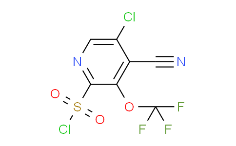 5-Chloro-4-cyano-3-(trifluoromethoxy)pyridine-2-sulfonyl chloride