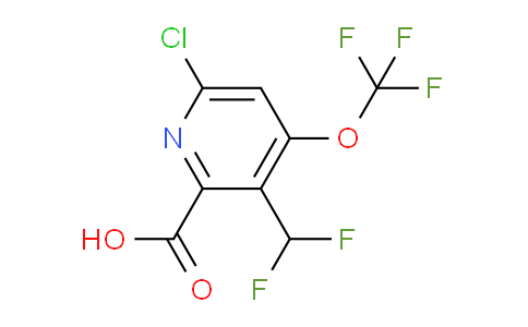 AM179798 | 1806250-54-3 | 6-Chloro-3-(difluoromethyl)-4-(trifluoromethoxy)pyridine-2-carboxylic acid