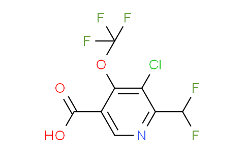 AM179803 | 1803700-00-6 | 3-Chloro-2-(difluoromethyl)-4-(trifluoromethoxy)pyridine-5-carboxylic acid