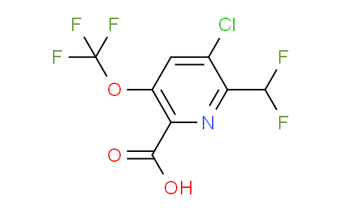 AM179804 | 1806219-58-8 | 3-Chloro-2-(difluoromethyl)-5-(trifluoromethoxy)pyridine-6-carboxylic acid