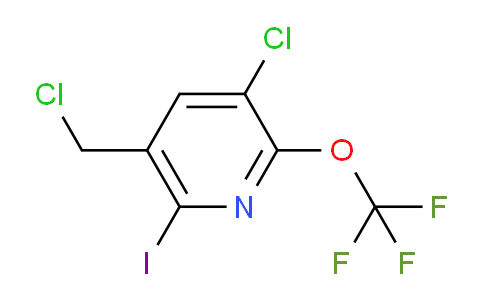 3-Chloro-5-(chloromethyl)-6-iodo-2-(trifluoromethoxy)pyridine