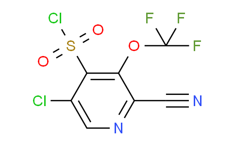 5-Chloro-2-cyano-3-(trifluoromethoxy)pyridine-4-sulfonyl chloride
