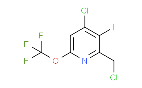 4-Chloro-2-(chloromethyl)-3-iodo-6-(trifluoromethoxy)pyridine