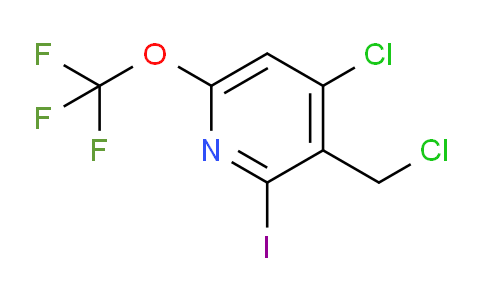 4-Chloro-3-(chloromethyl)-2-iodo-6-(trifluoromethoxy)pyridine
