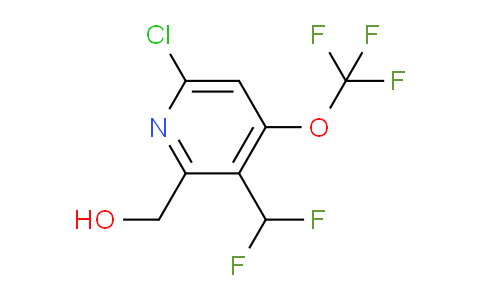 6-Chloro-3-(difluoromethyl)-4-(trifluoromethoxy)pyridine-2-methanol