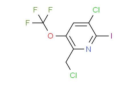3-Chloro-6-(chloromethyl)-2-iodo-5-(trifluoromethoxy)pyridine