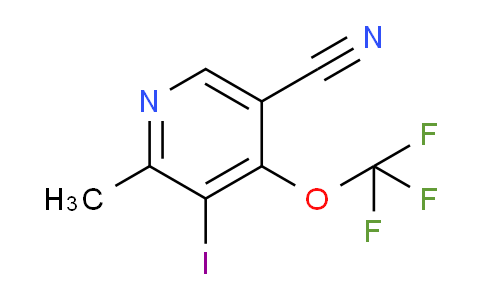 5-Cyano-3-iodo-2-methyl-4-(trifluoromethoxy)pyridine
