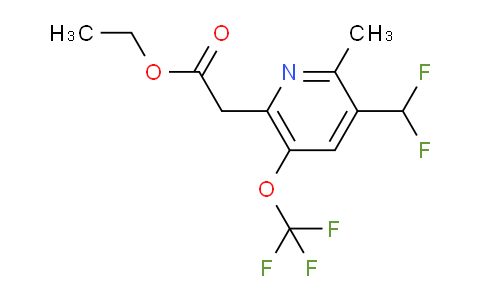 AM17985 | 1361737-64-5 | Ethyl 3-(difluoromethyl)-2-methyl-5-(trifluoromethoxy)pyridine-6-acetate