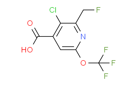 AM179873 | 1804556-16-8 | 3-Chloro-2-(fluoromethyl)-6-(trifluoromethoxy)pyridine-4-carboxylic acid