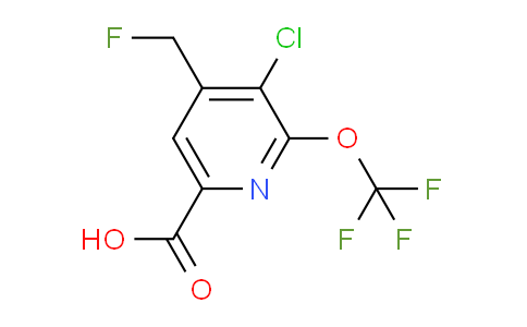AM179877 | 1803700-95-9 | 3-Chloro-4-(fluoromethyl)-2-(trifluoromethoxy)pyridine-6-carboxylic acid