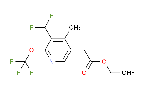 AM17988 | 1361785-82-1 | Ethyl 3-(difluoromethyl)-4-methyl-2-(trifluoromethoxy)pyridine-5-acetate