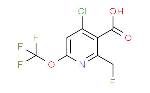 AM179886 | 1804799-46-9 | 4-Chloro-2-(fluoromethyl)-6-(trifluoromethoxy)pyridine-3-carboxylic acid