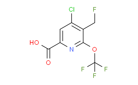 AM179887 | 1806251-02-4 | 4-Chloro-3-(fluoromethyl)-2-(trifluoromethoxy)pyridine-6-carboxylic acid