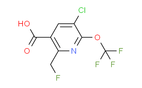 AM179893 | 1804624-71-2 | 3-Chloro-6-(fluoromethyl)-2-(trifluoromethoxy)pyridine-5-carboxylic acid