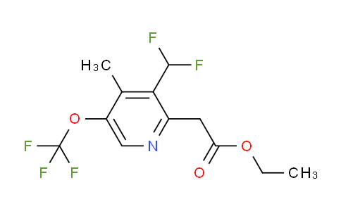 AM17990 | 1361716-71-3 | Ethyl 3-(difluoromethyl)-4-methyl-5-(trifluoromethoxy)pyridine-2-acetate