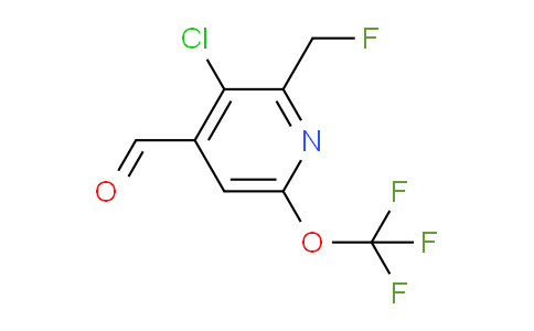 AM179927 | 1804323-28-1 | 3-Chloro-2-(fluoromethyl)-6-(trifluoromethoxy)pyridine-4-carboxaldehyde