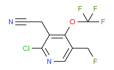 2-Chloro-5-(fluoromethyl)-4-(trifluoromethoxy)pyridine-3-acetonitrile