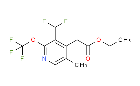 AM17994 | 1361775-38-3 | Ethyl 3-(difluoromethyl)-5-methyl-2-(trifluoromethoxy)pyridine-4-acetate