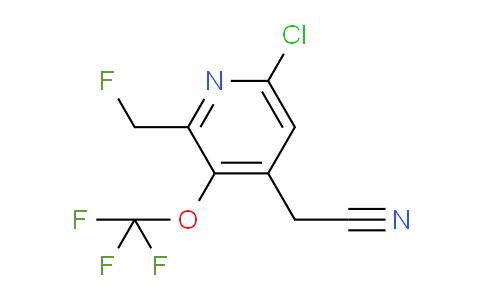 AM179948 | 1806201-36-4 | 6-Chloro-2-(fluoromethyl)-3-(trifluoromethoxy)pyridine-4-acetonitrile