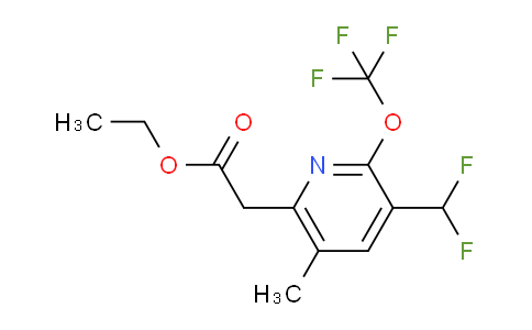 AM17995 | 1361893-27-7 | Ethyl 3-(difluoromethyl)-5-methyl-2-(trifluoromethoxy)pyridine-6-acetate