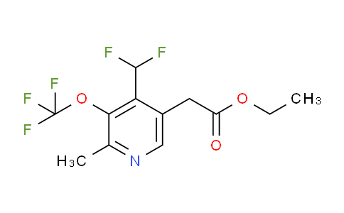 AM18000 | 1361900-68-6 | Ethyl 4-(difluoromethyl)-2-methyl-3-(trifluoromethoxy)pyridine-5-acetate