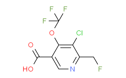 AM180006 | 1804791-78-3 | 3-Chloro-2-(fluoromethyl)-4-(trifluoromethoxy)pyridine-5-carboxylic acid