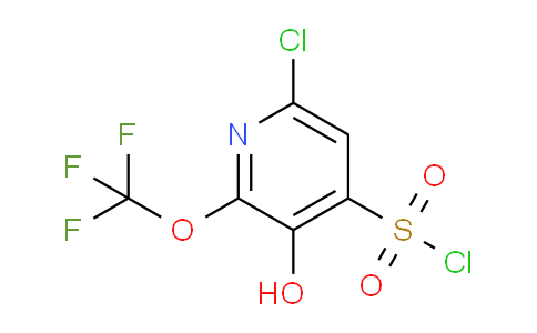 6-Chloro-3-hydroxy-2-(trifluoromethoxy)pyridine-4-sulfonyl chloride
