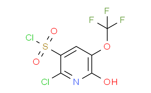 2-Chloro-6-hydroxy-5-(trifluoromethoxy)pyridine-3-sulfonyl chloride