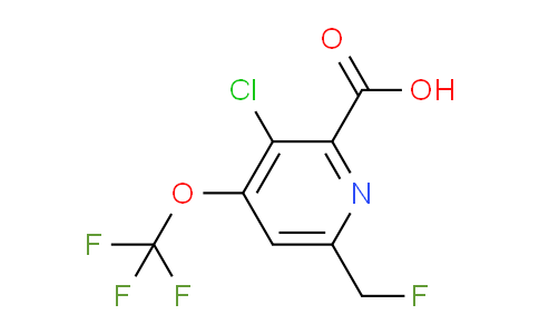 AM180019 | 1804556-46-4 | 3-Chloro-6-(fluoromethyl)-4-(trifluoromethoxy)pyridine-2-carboxylic acid