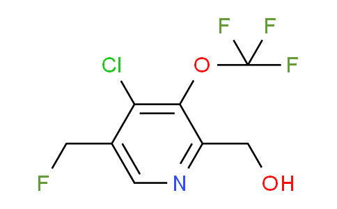 4-Chloro-5-(fluoromethyl)-3-(trifluoromethoxy)pyridine-2-methanol
