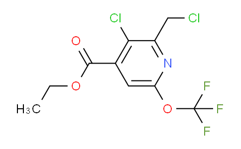 Ethyl 3-chloro-2-(chloromethyl)-6-(trifluoromethoxy)pyridine-4-carboxylate