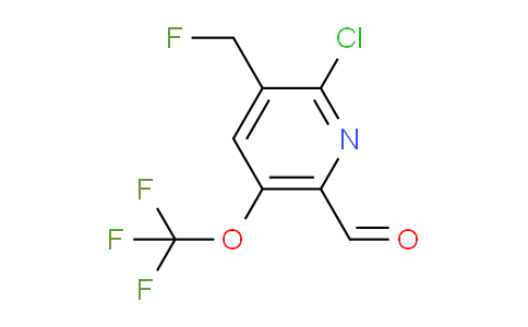 AM180044 | 1806143-34-9 | 2-Chloro-3-(fluoromethyl)-5-(trifluoromethoxy)pyridine-6-carboxaldehyde