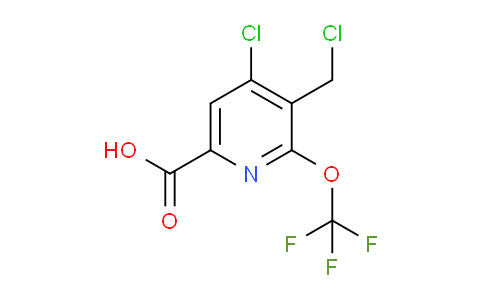 AM180069 | 1803699-85-5 | 4-Chloro-3-(chloromethyl)-2-(trifluoromethoxy)pyridine-6-carboxylic acid