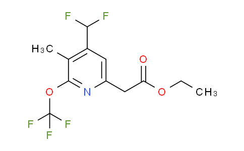 AM18007 | 1361758-88-4 | Ethyl 4-(difluoromethyl)-3-methyl-2-(trifluoromethoxy)pyridine-6-acetate